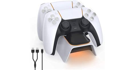 New World Upgraded PS5 Controller Charger USB, Playstation 5 Charging ...