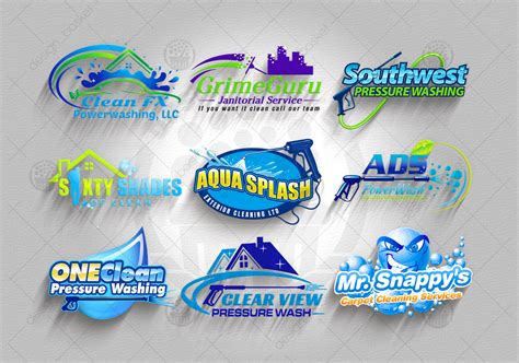 Pressure Washing Logo at Sherri Branch blog