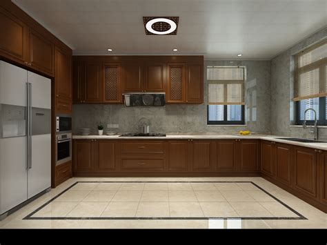 厨房效果图|空间|室内设计|Z11321380 - 原创作品 - 站酷 (ZCOOL)