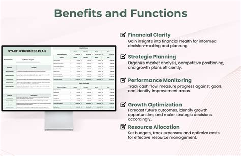 Microsoft Excel Business Plan Template 的图像结果