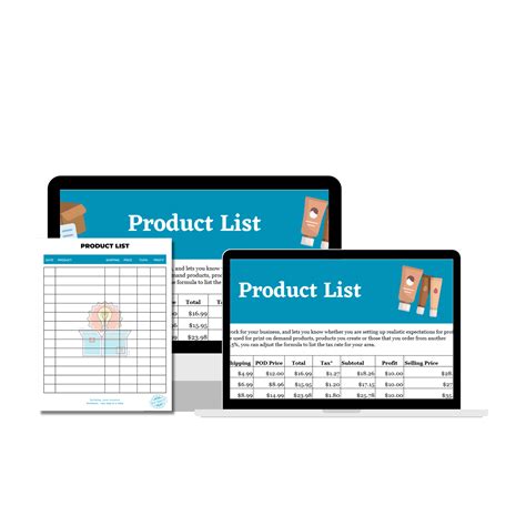 Image result for Product List Format