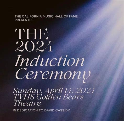 The 2024 Annual Induction Ceremony, Golden Bears Theater, Temecula, 14 ...