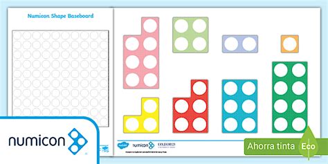 Imágenes para recortar compatibles con Numicon - Twinkl