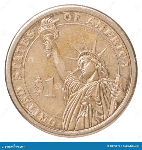 Una Moneda De Dólar Americano Imagen de archivo - Imagen de fondo, dime ...