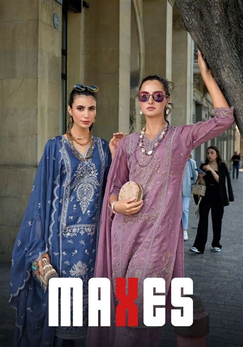 ZAVERI WOMAN BEAUTY MAXES ORGANZA EMBROIDERY WORK READY MADE SUITS AT ...