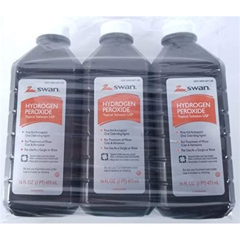 Buy Hydrogen Peroxide Topical Solution USP 3%, 16 Ounce Bottles (3 Pack ...