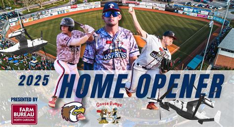 Jacksonville Osprey 2025 Home Opener!, 1825 South Dr, Jacksonville, NC ...