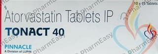 Tonact 40 MG Tablet (10): Uses, Side Effects, Price & Dosage | PharmEasy