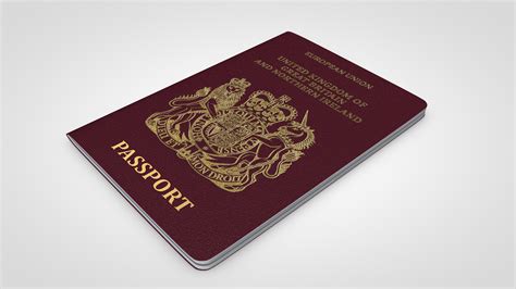 英国护照3D模型 - TurboSquid 1204179