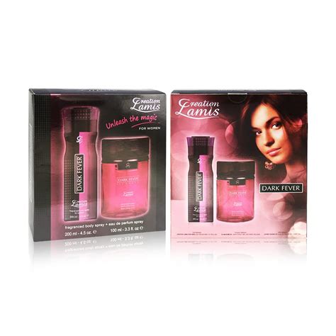 Buy Creation Lamis DARK FEVER M Gift Set (Perfume 100ml+ 200ml Body ...