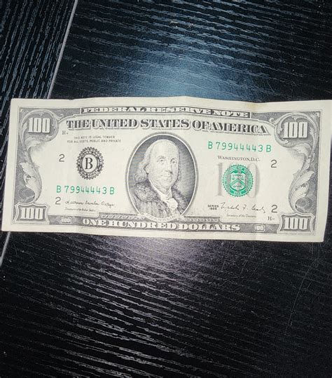 100 dollar bill from 1988 : r/Money