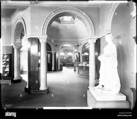 A photograph of the interior of the Pomona Public Library, captured ...