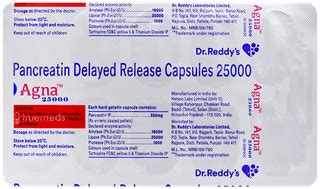 Agna 25000 Mg Capsule Dr 10 - Uses, Side Effects, Dosage, Price | Truemeds