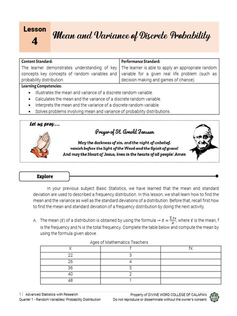 Image result for Independent Prob Dist Variance Example