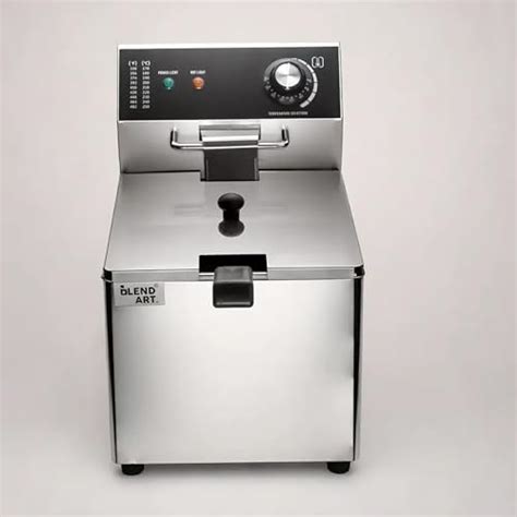 HI-TECH KITCHEN Stainless Steel Double Deep Fat Fryer 6+6 Ltrs : Amazon ...