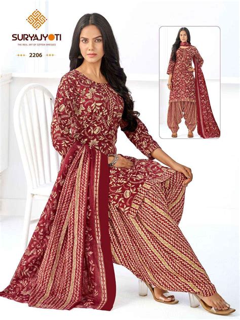 Suryajyoti Sui Dhaga Vol 22 Cotton Readymade Salwar Kameez