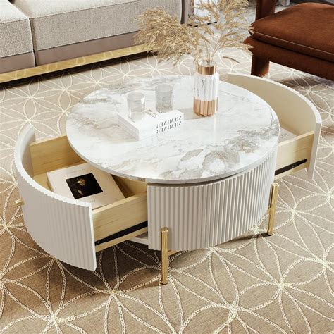 Round Table with Storage Drawers: Practical Storage Solutions for ...