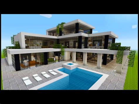 Image result for Minecraft Modern Mansion Tutorial Easy