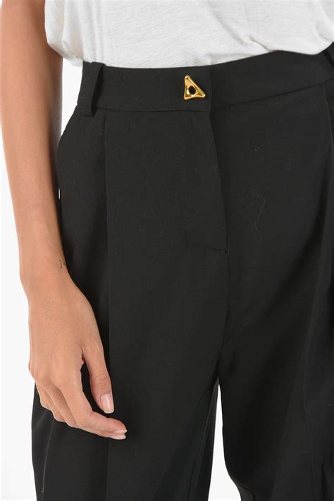 Aeron High Waist Single Pleated Pants with Cuffs women - Glamood Outlet