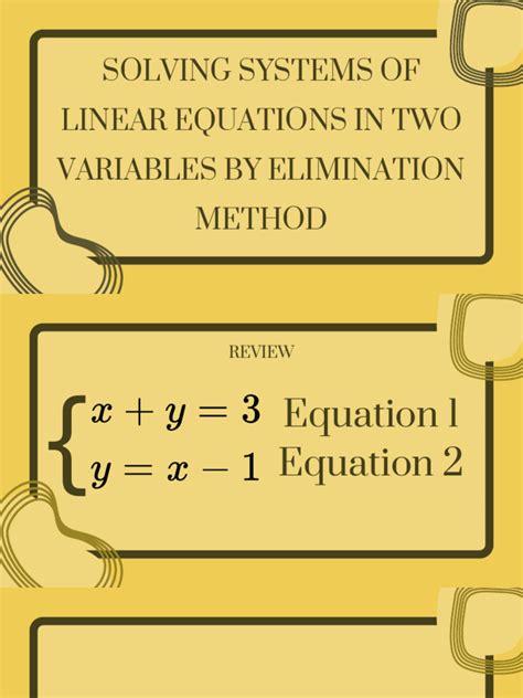 Using the Elimination Method in Mat 的图像结果