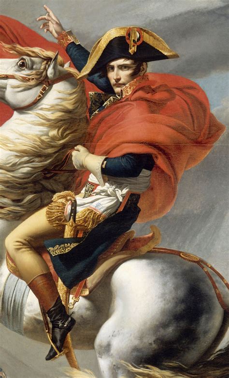 Jacques-Louis David - Bonaparte Crossing the Grand Saint-Bernard Pass ...