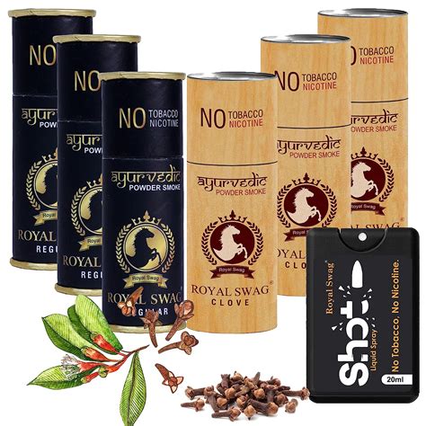 Buy ROYAL SWAG Herbal Nicotine Free Cigarettes(100% Tobacco-Free ...