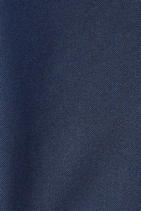 Navy Solid Ankle Length Mid Rise Formal Women Relaxed Fit Trousers ...