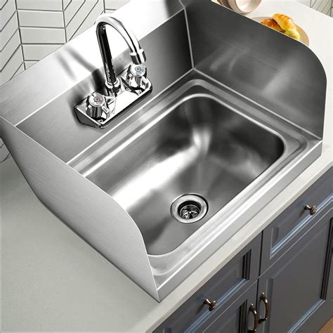 Giantex Stainless Steel Hand Sink with Faucet, Side India | Ubuy