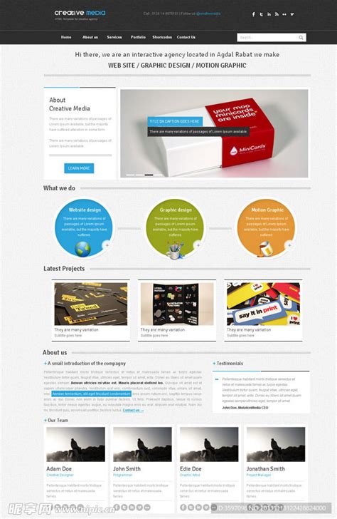 企业网站_平面设计网页设计-站酷ZCOOL