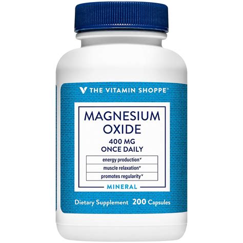 Vitamin shoppe magnesium supplement production – Artofit