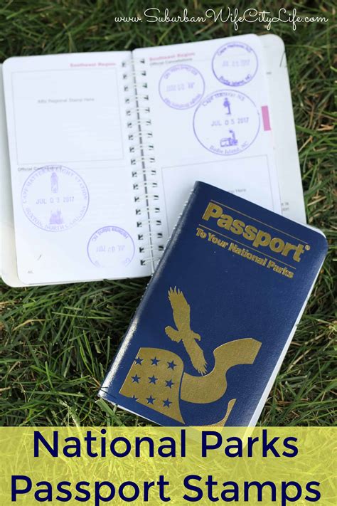 National Parks Passport Stamp Book - Suburban Wife, City Life