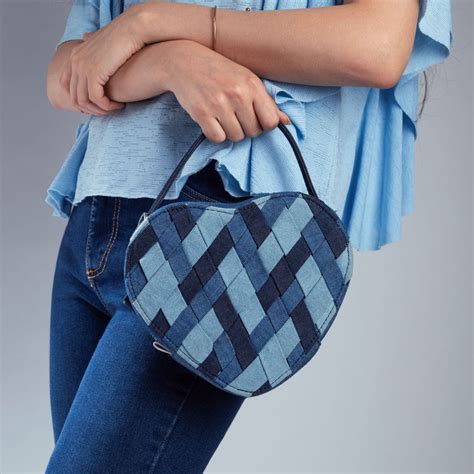Denim Darling Heart Bag – Suave Bags