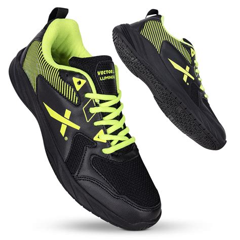 Vector X Luminous Tennis/Badminton Court Shoe, Elegent Design, Rubber ...