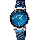 Daniel Klein Analog Blue Dial and Band Women's Stainless Steel Watch ...