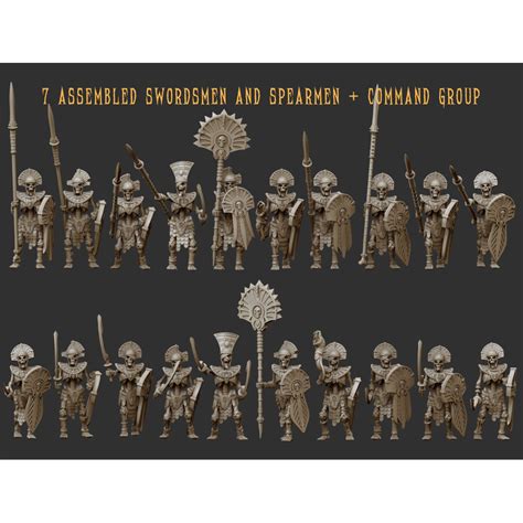Buy Crab Miniatures - Undead Egyptians - Armored Skeletons with Sword ...
