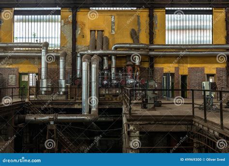 Electricity Distribution Hall Stock Photo - Image of inside, dark: 49969300