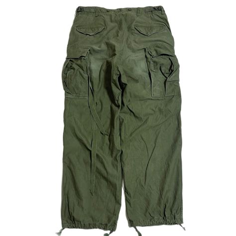 【MEDIUM-REG】50s USARMY M-51 FIELD TROUSERS ミリタリーパンツ 1951 MP-452 | BACK ...