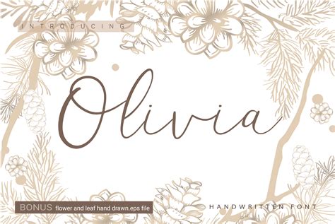 Olivia Font by artdee2554 · Creative Fabrica