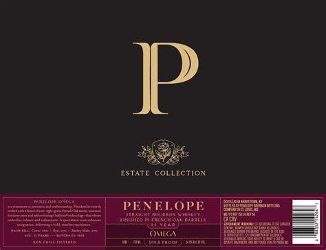 Penelope Omega 11 Year Straight Bourbon Finished in French Oak ...