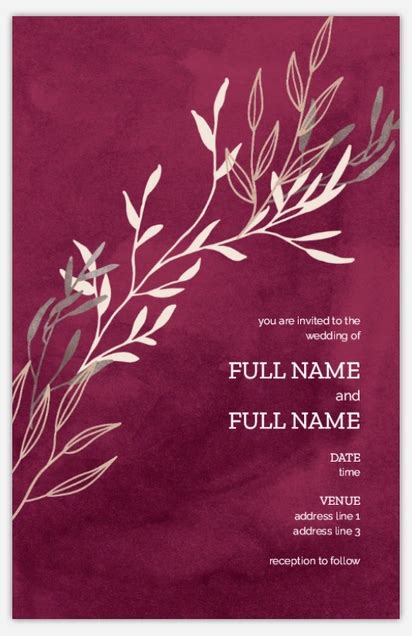 Wedding Card Designs | Wedding Invitation Templates | VistaPrint