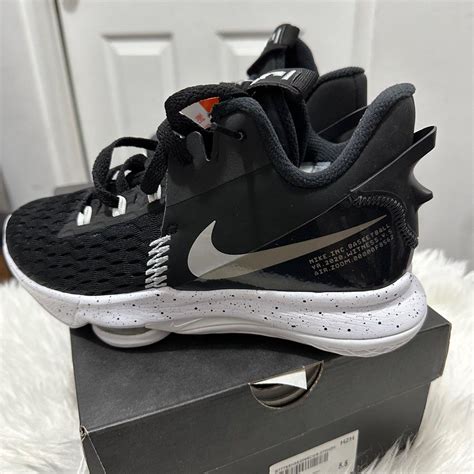 brand new nike lebron witness 5 metallic silver v ep authentic rubber ...