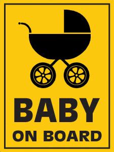 imbue BABY ON BOARD Emergency Sign Price in India - Buy imbue BABY ON ...