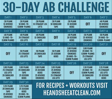 30-Day Ab Challenge