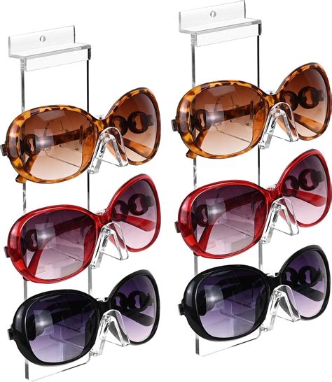 Amazon.com: MOOCA 2 Pcs Acrylic Slatwall & Wall-mounted Holder ...