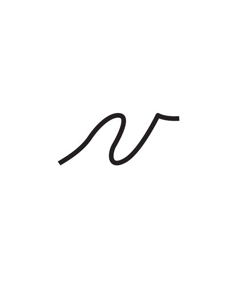 Cursive Lowercase V Free Printable Lowercase Cursive Alphabet