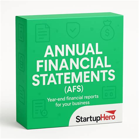 Annual Financial Statements Preparation (AFS) - StartupHero South ...