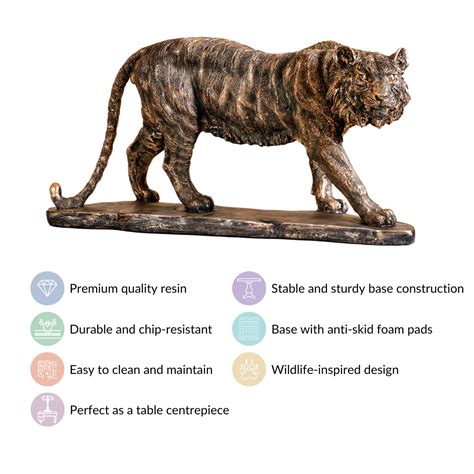 Majestic Tiger Showpiece For Room Decor Large Online - Premium Decor ...