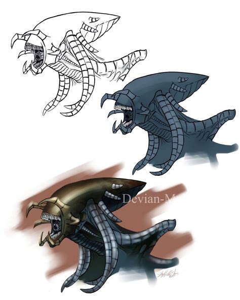 Image result for How to Draw the Predalien