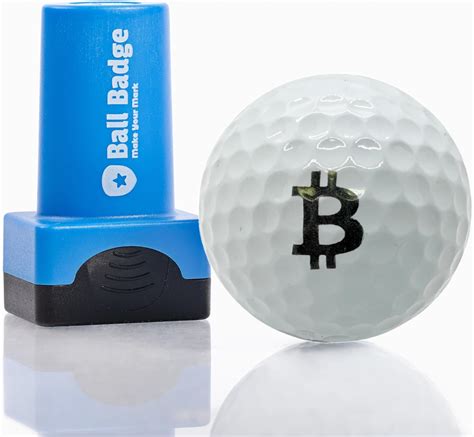 HODL 21 Ball Badge - Golf Ball Stamp, Self-Inking Golf Ball Stamper ...