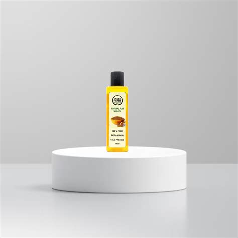 Cold Pressed Natural Flax Seed Oil | Omega-3 Rich Hair & Skin Oil ...